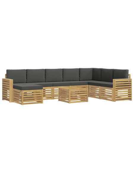 Set divani Legno di Acacia Massello