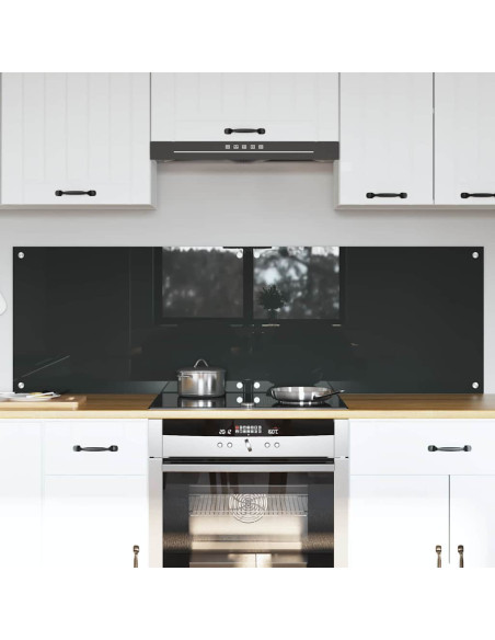 Schienale da cucina 2 pcs Grigio scuro 80 x 50 cm