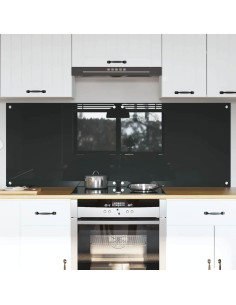 Schienale da cucina 2 pcs Grigio scuro 80 x 60 cm