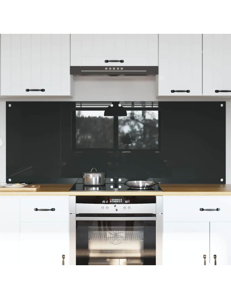 Schienale da cucina 2 pcs Grigio scuro 80 x 60 cm