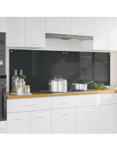 Schienale da cucina 2 pcs Grigio scuro 90 x 60 cm
