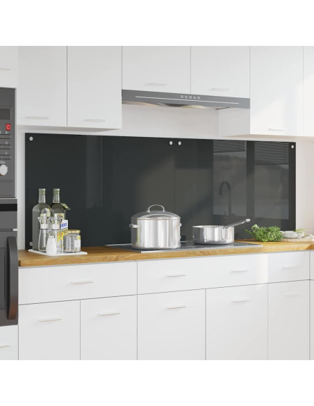 Schienale da cucina 2 pcs Grigio scuro 90 x 60 cm