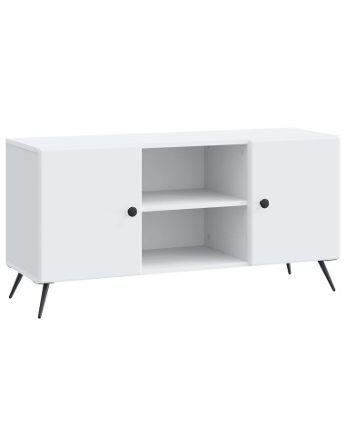 Mobile TV Bianco 102 x 34,5 x 50 cm Legno ingegnerizzato