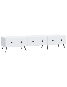 Mobile TV Bianco 147 x 34,5 x 30 cm Legno ingegnerizzato