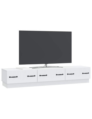 Mobile TV Bianco 147 x 34,5 x 27 cm Legno ingegnerizzato
