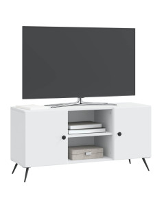 Mobile TV Bianco 102 x 34,5 x 50 cm Legno ingegnerizzato 2
