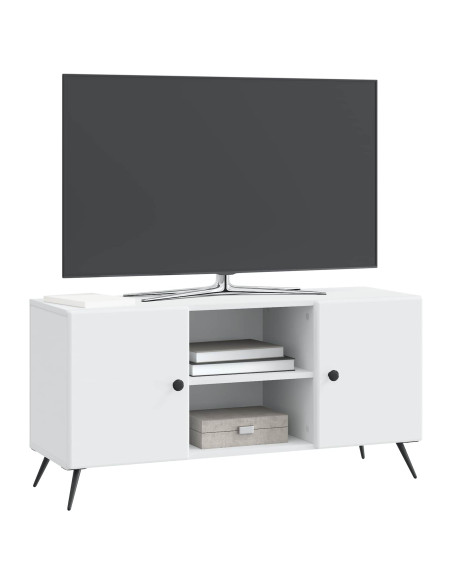 Mobile TV Bianco 102 x 34,5 x 50 cm Legno ingegnerizzato