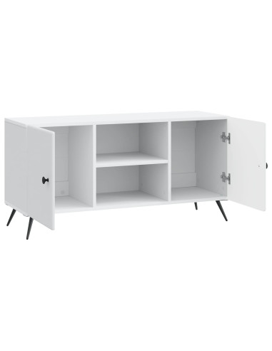 Mobile TV Bianco 102 x 34,5 x 50 cm Legno ingegnerizzato