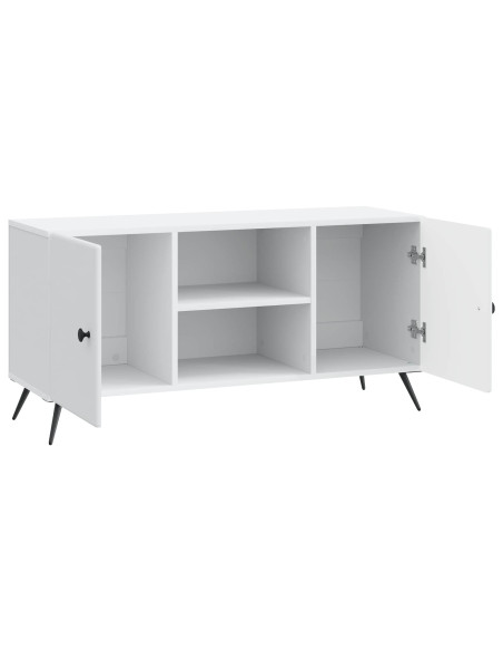 Mobile TV Bianco 102 x 34,5 x 50 cm Legno ingegnerizzato