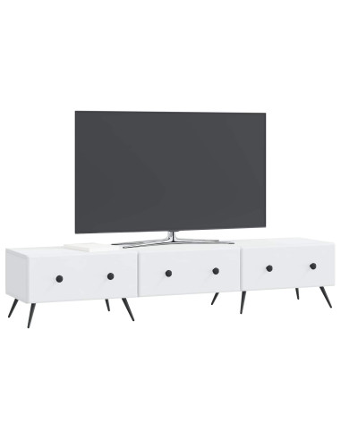 Mobile TV Bianco 147 x 34,5 x 30 cm Legno ingegnerizzato