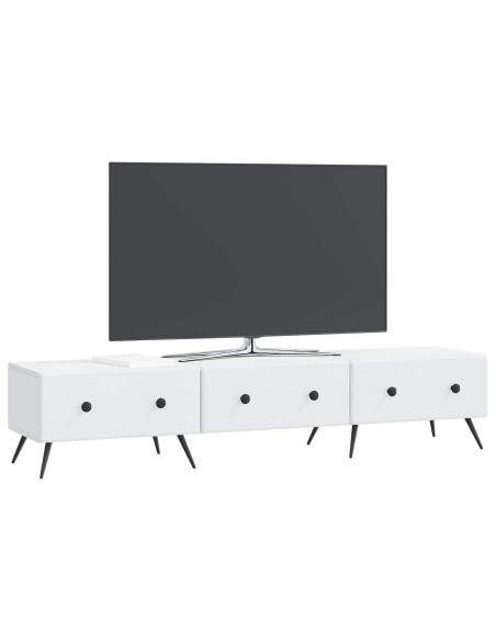 Mobile TV Bianco 147 x 34,5 x 30 cm Legno ingegnerizzato