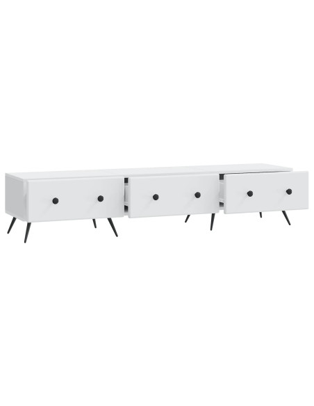 Mobile TV Bianco 147 x 34,5 x 30 cm Legno ingegnerizzato
