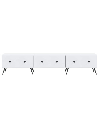 Mobile TV Bianco 147 x 34,5 x 30 cm Legno ingegnerizzato