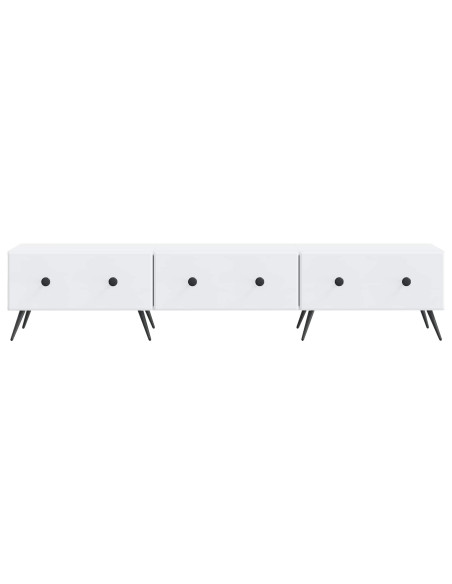 Mobile TV Bianco 147 x 34,5 x 30 cm Legno ingegnerizzato