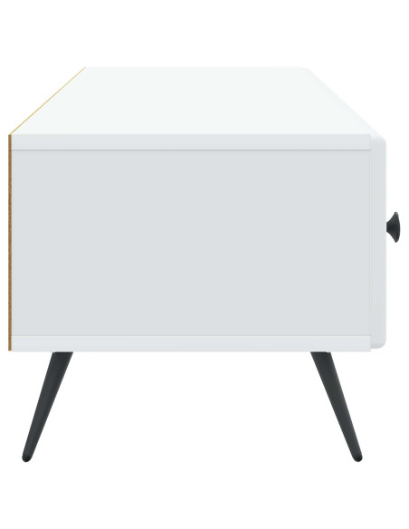 Mobile TV Bianco 147 x 34,5 x 30 cm Legno ingegnerizzato