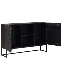 Credenza Nero 105 x 30 x 68 cm 2