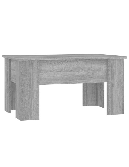 Tavolino da Salotto Grigio Sonoma 79x49x41 cm Legno Multistrato