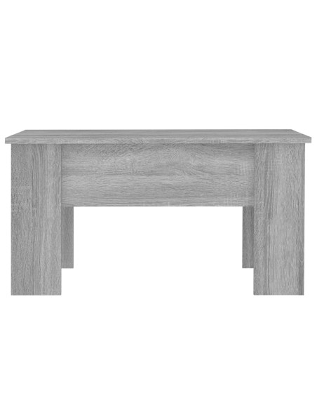 Tavolino da Salotto Grigio Sonoma 79x49x41 cm Legno Multistrato
