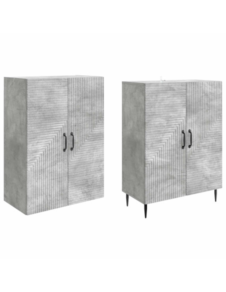 Set di armadi 2 pcs 66 x 34,5 x 89,5 cm Legno ingegnerizzato