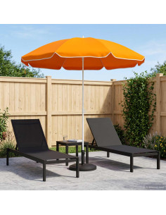Ombrello da giardino 240 cm Poliestere 170T Arancione