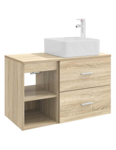 Set di mobili per il bagno 2 pcs Rovere Sonoma