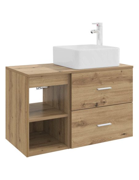 Set di mobili per il bagno 2 pcs Rovere Artigianale