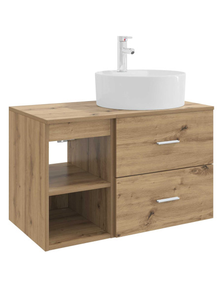 Set di mobili per il bagno 2 pcs Rovere Artigianale