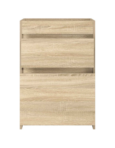 Mobiletto da Bagno Sotto Lavabo Rovere Sonoma 56 x 37,5 x 81 cm