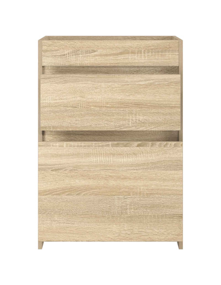 Mobiletto da Bagno Sotto Lavabo Rovere Sonoma 56 x 37,5 x 81 cm