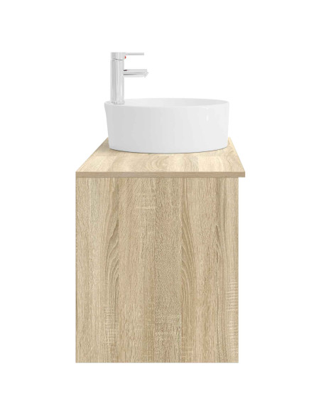Set di mobili per il bagno 2 pcs Rovere Sonoma