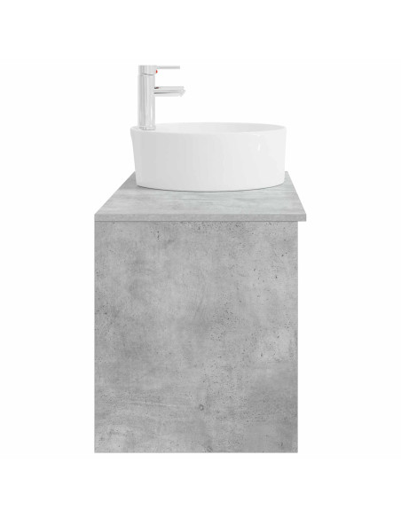 Set di mobili per il bagno 2 pcs Grigio Cemento