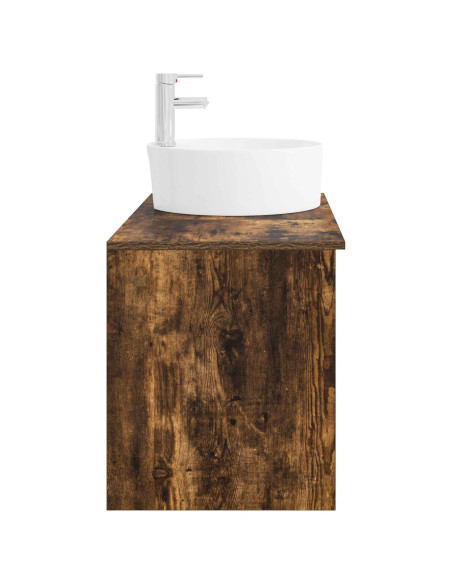 Set di mobili per il bagno 2 pcs Rovere Fumo