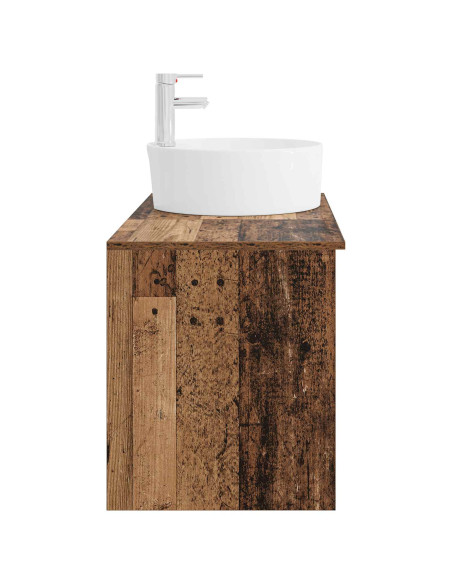 Set di mobili per il bagno 2 pcs Legno antico