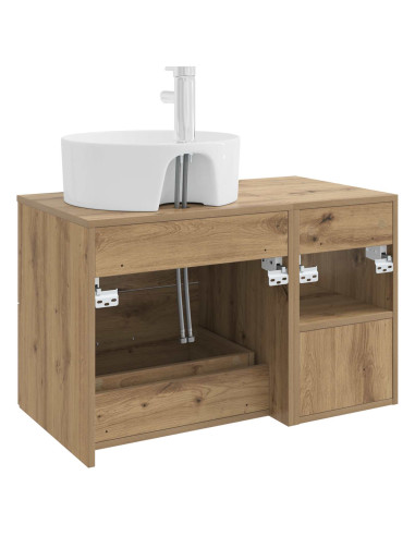 Set di mobili per il bagno 2 pcs Rovere Artigianale