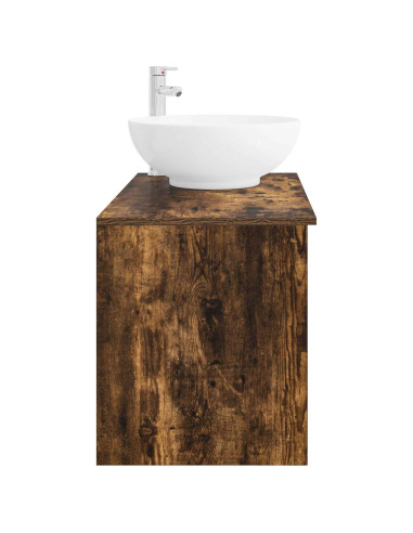 Set di mobili per il bagno 2 pcs Rovere Fumo