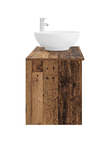 Set di mobili per il bagno 2 pcs Legno antico