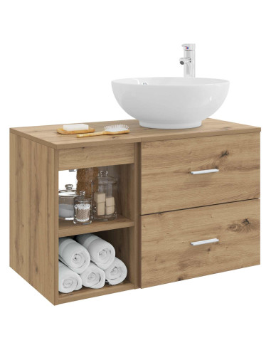 Set di mobili per il bagno 2 pcs Rovere Artigianale
