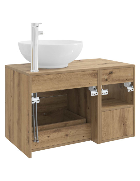 Set di mobili per il bagno 2 pcs Rovere Artigianale