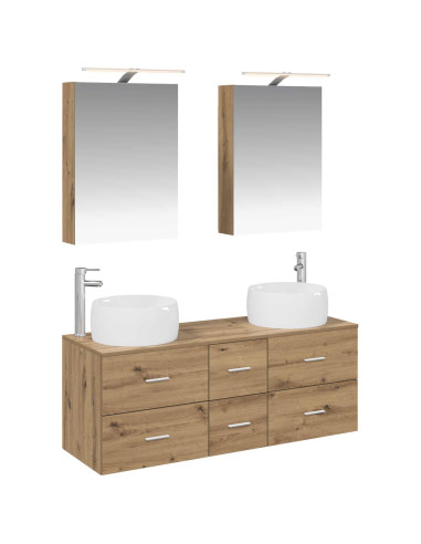 Set di mobili per il bagno 5 pcs Rovere Artigianale
