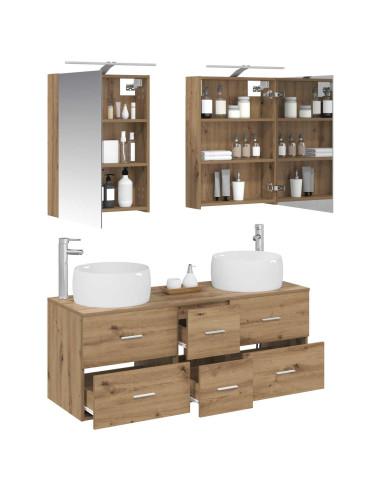 Set di mobili per il bagno 5 pcs Rovere Artigianale