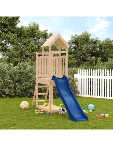 Set da Gioco da Esterno in Legno Massello di Pino