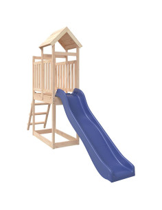 Set da Gioco da Esterno in Legno Massello di Pino 2