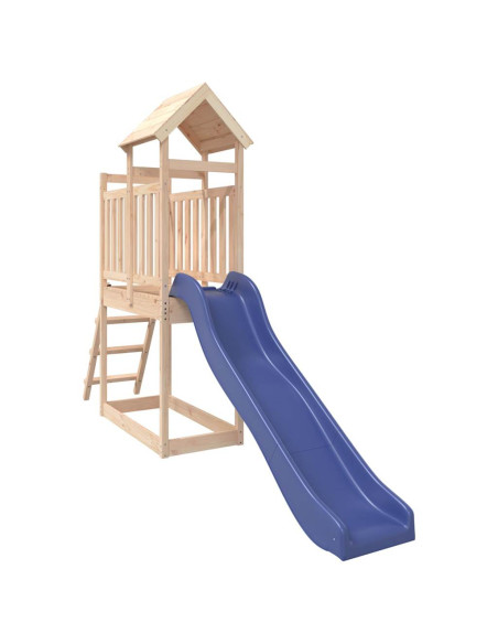 Set da Gioco da Esterno in Legno Massello di Pino