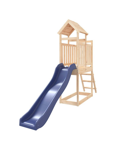 Set da Gioco da Esterno in Legno Massello di Pino