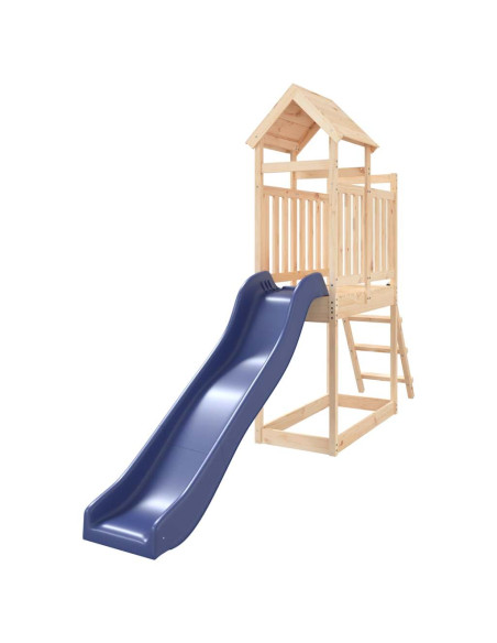 Set da Gioco da Esterno in Legno Massello di Pino