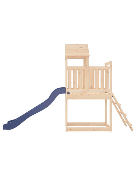 Set da Gioco da Esterno in Legno Massello di Pino