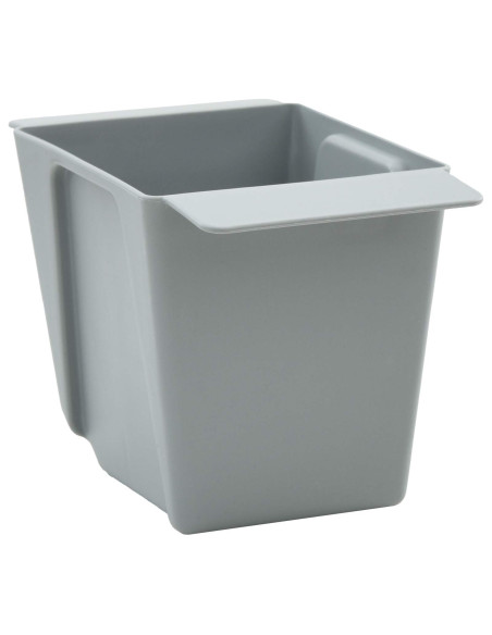 Fioriere per Euro pallet 12 pcs Grigio Chiaro 14 x 9 x 9,5 cm