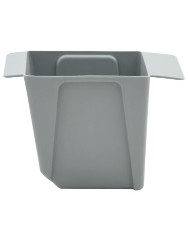 Fioriere per Euro pallet 12 pcs Grigio Chiaro 14 x 9 x 9,5 cm