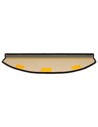 Tappetini per scale autoadesivi Semicircolare 15 pcs Antracite