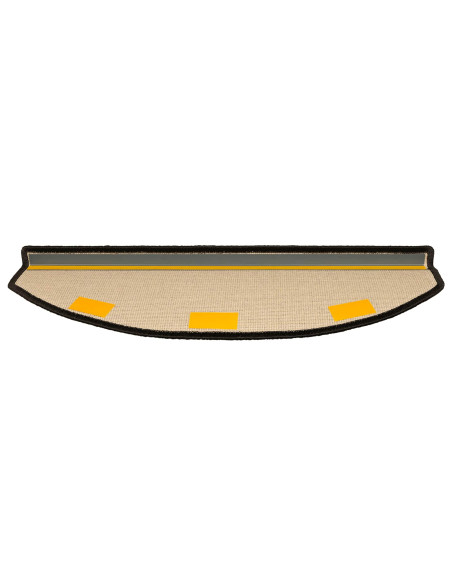 Tappetini per scale autoadesivi Semicircolare 15 pcs Antracite